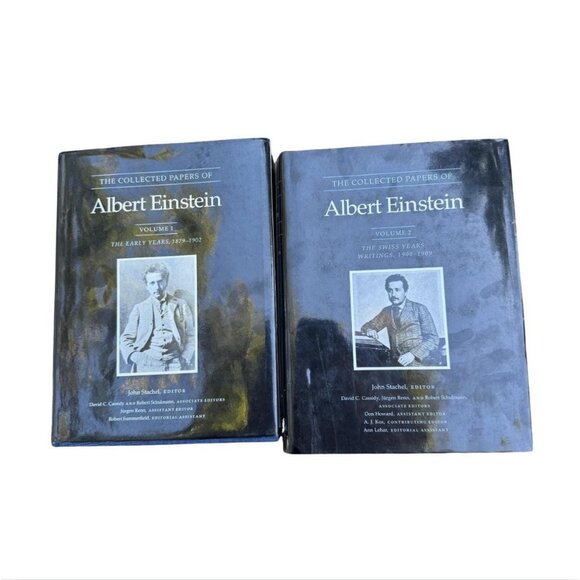 Vintage The Collected Papers of Albert Einstein Book Set 1989 - Picture 1 of 8